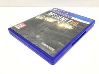 resident evil 7 biohazard ps4