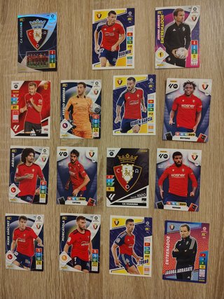 Lote Cromos de fútbol CA Osasuna