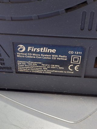 Minicadena Firstline CD 1311 - HiFi compacta