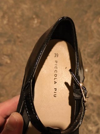 Zapatillas de tacón negras