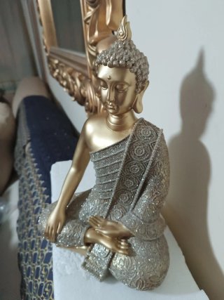 Buda Decorativo Dorado 32cm