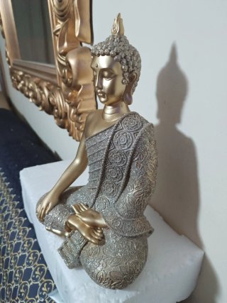 Buda Decorativo Dorado 32cm
