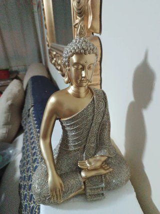 Buda Decorativo Dorado 32cm