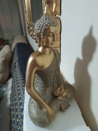Buda Decorativo Dorado 32cm
