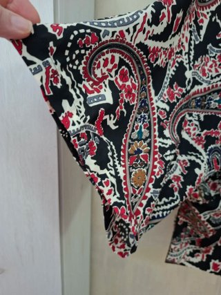 Kimono corto estampado mujer