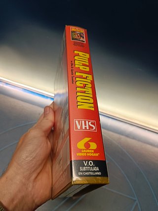 pelicula en VHS, Pulp Fiction, Tarantino