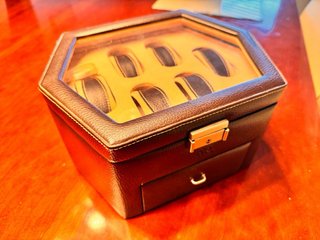 Expositor Joyero Marrón para 10 Relojes