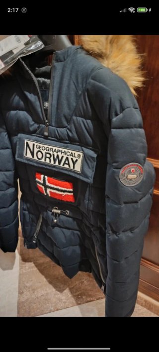 Abrigo Geographical Norway Azul Marino Talla S