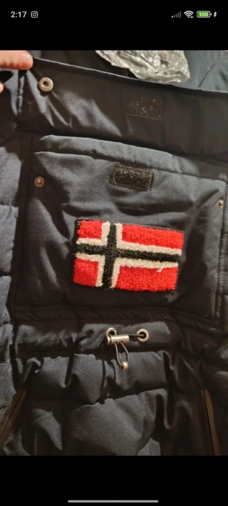 Abrigo Geographical Norway Azul Marino Talla S