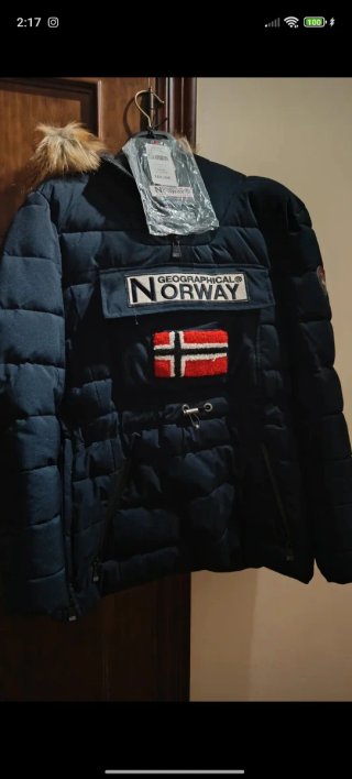 Abrigo Geographical Norway Azul Marino Talla S