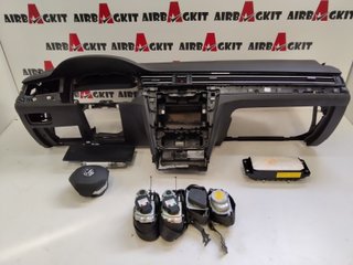 VW PASSAT 2018 - 2024, SALPICADERO NEGRO CON ALTAVOZ, CINTURONES MODELO 1, AIRBAG DE RODILLA KIT AIRBAGS COMPLETO VOLKSWAG...