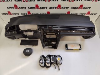 VW PASSAT 2018 - 2024, SALPICADERO NEGRO CON ALTAVOZ, CINTURONES MODELO 1, AIRBAG DE RODILLA KIT AIRBAGS COMPLETO VOLKSWAG...