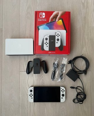 Nintendo Switch OLED + Protectores + SD + Funda