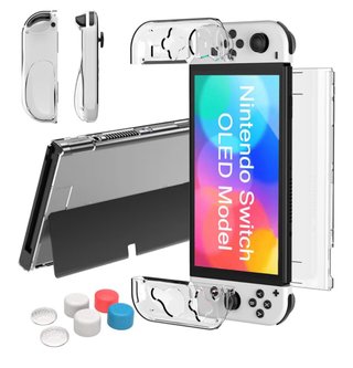 Nintendo Switch OLED + Protectores + SD + Funda