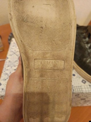 Zapatillas Armani Jeans Verde Talla 43