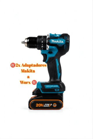 ㊗️2x Adaptadores Makita a Worx㊗️