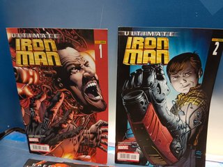 10 comics, especiales  ULTIMATES + iron man nº 1 y 2