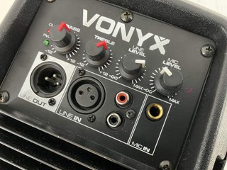 altavoces hifi vonyx spj800a (8 pulgadas)