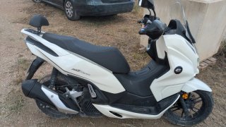 QJ MTX 125 Scooter Automática Negra/Gris