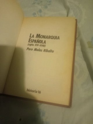 Libro monarquía española
