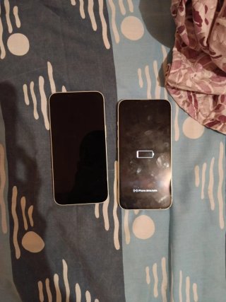 2 iPhones Blancos Batería 100%