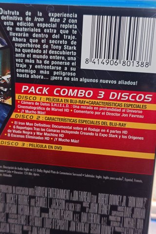 Blu-ray + DVD Iron Man 2