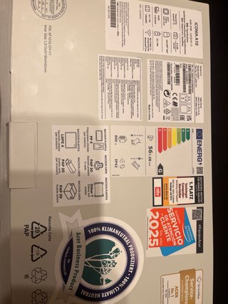 Tablet Acer Iconia A10 Plata