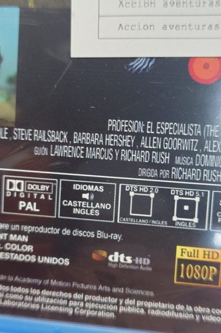 Blu-ray El Especialista (The Stunt Man)