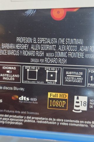 Blu-ray El Especialista (The Stunt Man)