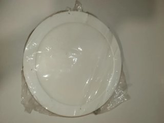 Luz de techo redonda blanca
