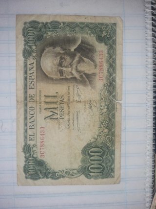 Billete 1000 Pesetas Banco de España