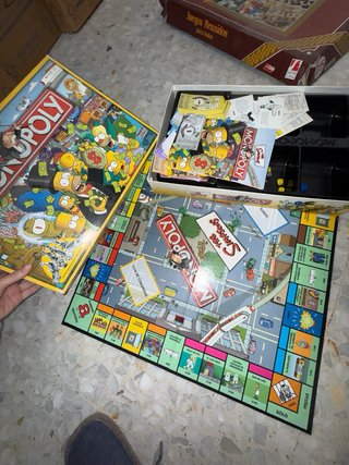 Monopoly Los Simpsons Completo vintage