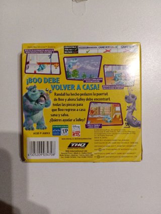 Monstruos S.A. Game Boy Advance Caja y Manual