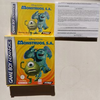 Monstruos S.A. Game Boy  Caja y Manual Originales