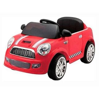Coche de batería infantil rojo