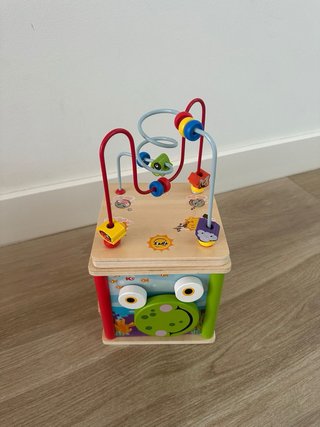 Cubo Actividades Montessori Madera