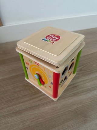 Cubo Actividades Montessori Madera