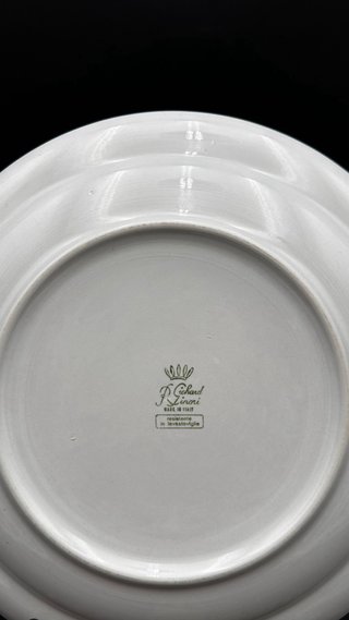 Piatto Richard Ginori vintage decoro blu