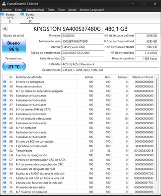 SSD Kingston 480GB
