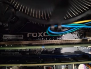 Kit Placa Mãe Foxconn G41MX + CPU + RAM