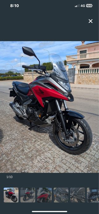 Honda NC750X 2021 Roja Manual