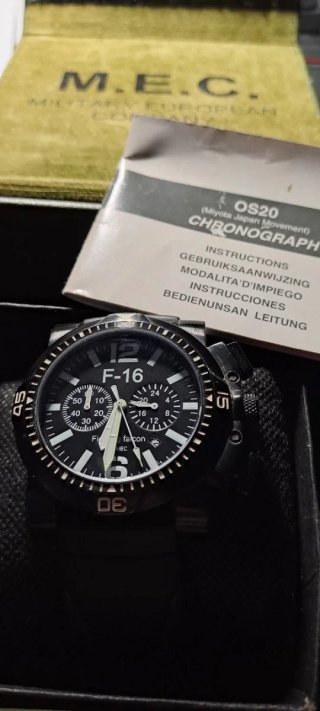 Orologio M.E.C F-16 Cronografo