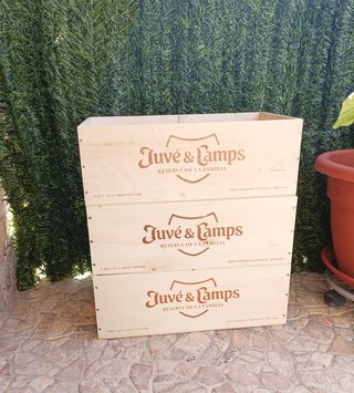 3 cajas de madera estanterías muebles armarios