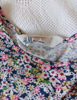 Vestito bambina H&M fantasia floreale
