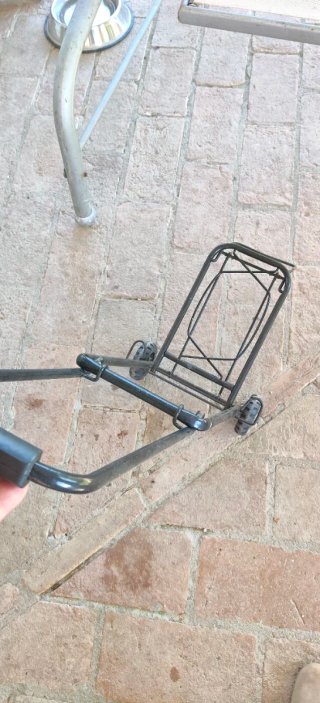 Carrello pieghevole nero