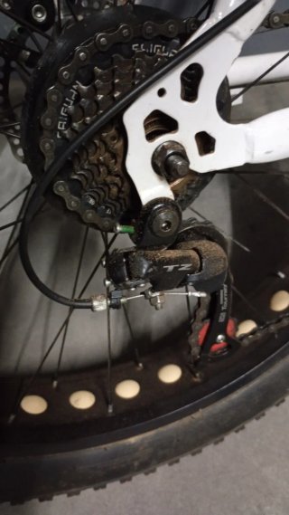 Bicicleta Fat Bike Blanca