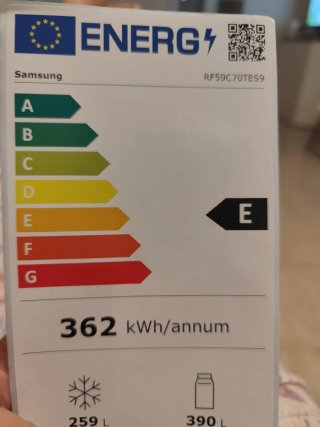 Samsung RF59C70TES9 + factura y garantía.