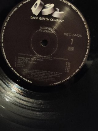 Vinilo Nirvana Nevermind 1 edición España ,eurogra