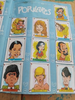 Álbum Caricaturas 22 - Cromos 1987