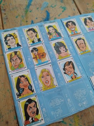 Álbum Caricaturas 22 - Cromos 1987